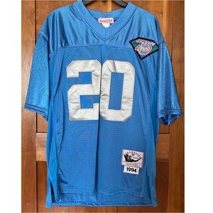 Stitched Detroit Lions Barry Sanders Jersey- Mitchell & Ness  Sz 48